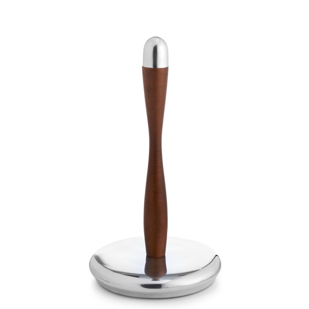 Nambe Curvo Paper Towel Holder